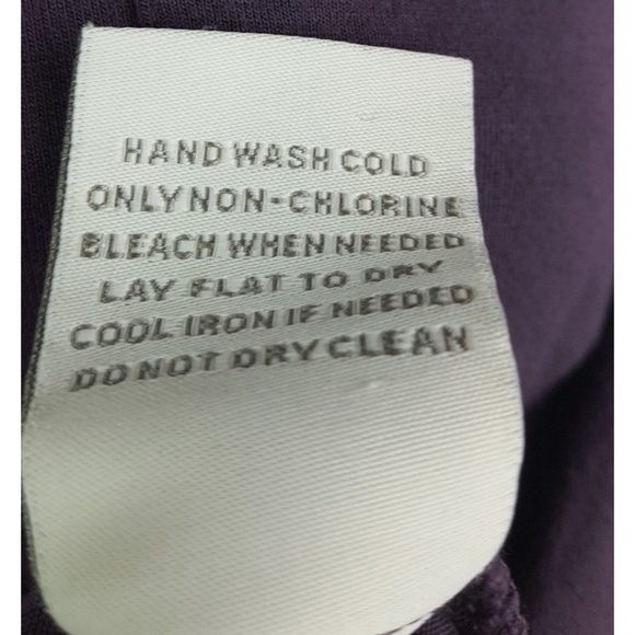 SOFT SURROUNDINGS Purple Top - Petite Medium PM - Picture 7 of 7